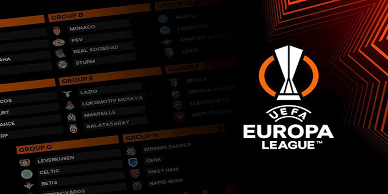 BXH UEFA Europa League